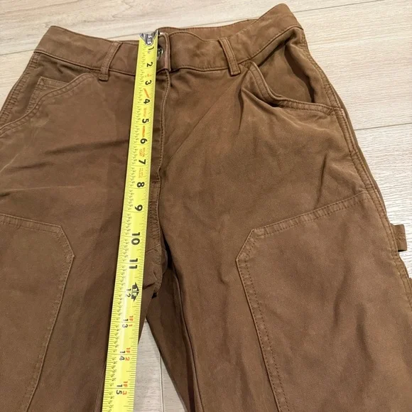 Aritzia Wilfred Free Brennan Pant Tan carpenter utility knee patch 4 Rudy Jude - Picture 5 of 9